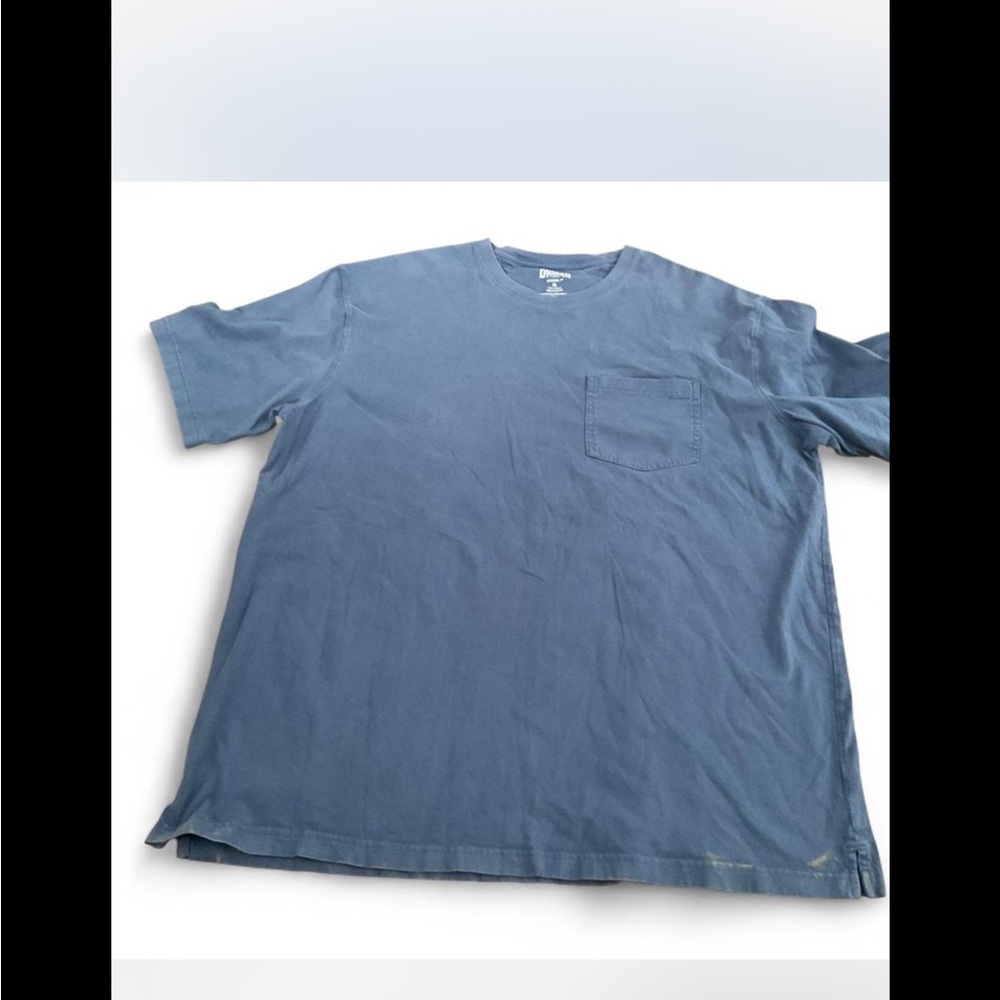 Duluth Trading Co. short sleeve blue Longtail Tee